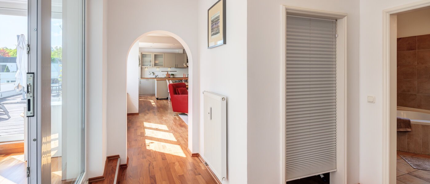 appartement avec terrasse sur le toit München Solln 05 entrée/couloir 14396