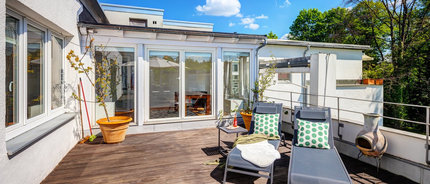 appartement avec terrasse sur le toit München Solln 05 1ére terrasse sur le toit 14396