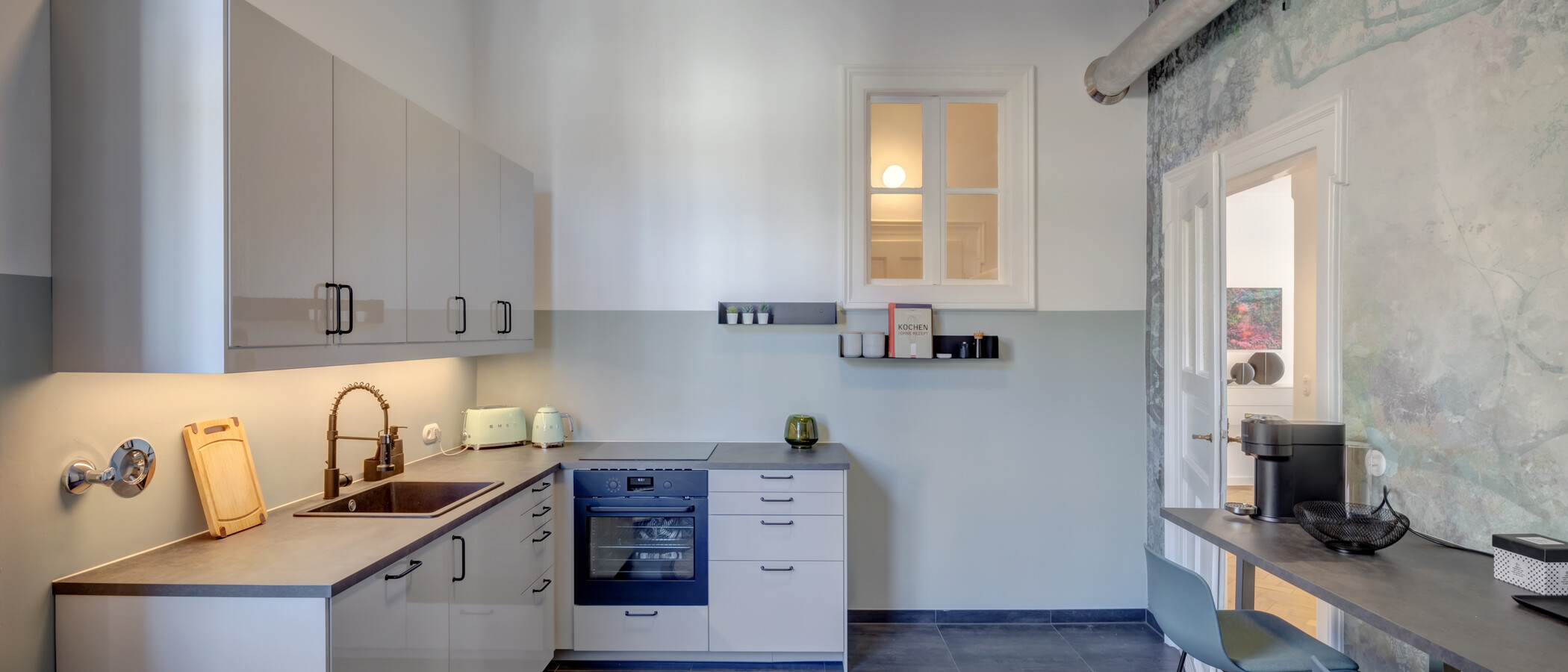 appartement München Schwabing-Nord (zw. Leopoldstraße & Englischen Garten) 02 cuisine 14397
