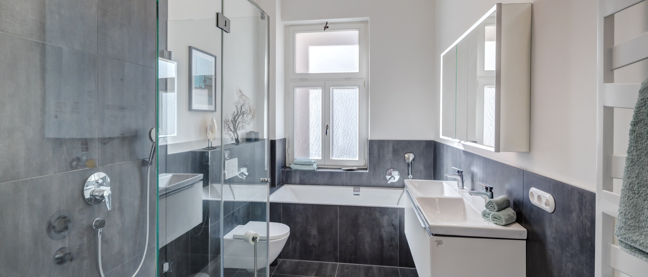 appartement München Schwabing-Nord (zw. Leopoldstraße & Englischen Garten) 01 salle de bain 14397