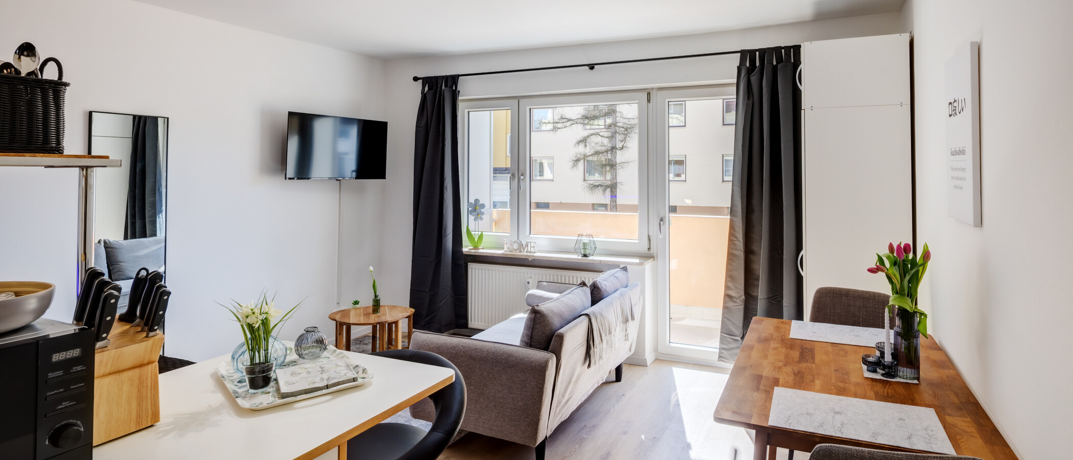 appartement München Moosach 01 pièce à vivre 14399