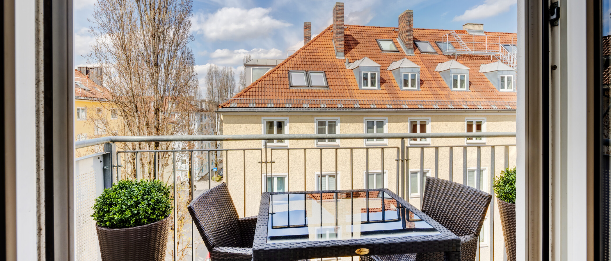 appartement München Maxvorstadt - Rund um den Josephsplatz 01 balcon 14405