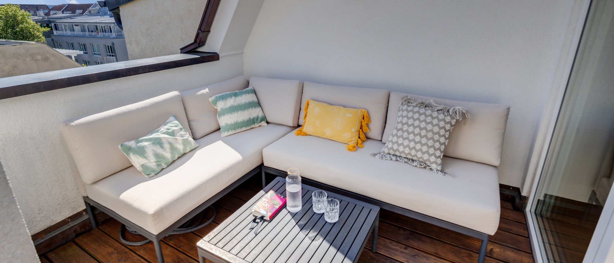 appartement München Schwanthalerhöhe 02 terrasse sur le toit 14426