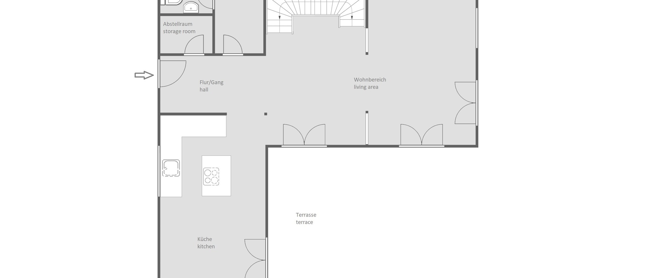 maison individuelle Schäftlarn 01 plan d'étage 14427