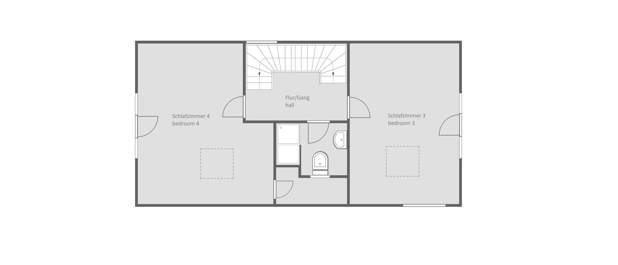 maison individuelle Schäftlarn 03 plan d'étage 14427