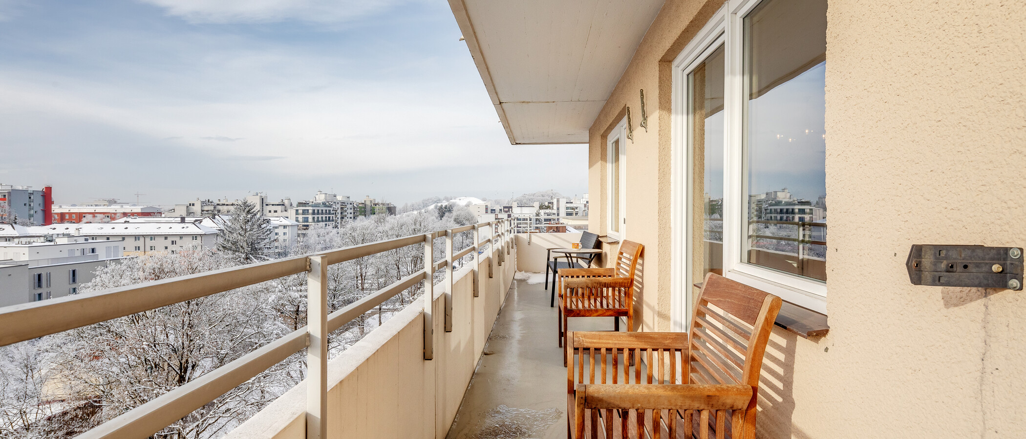 appartement München Schwabing-Georgenschwaige 01 balcon 1443