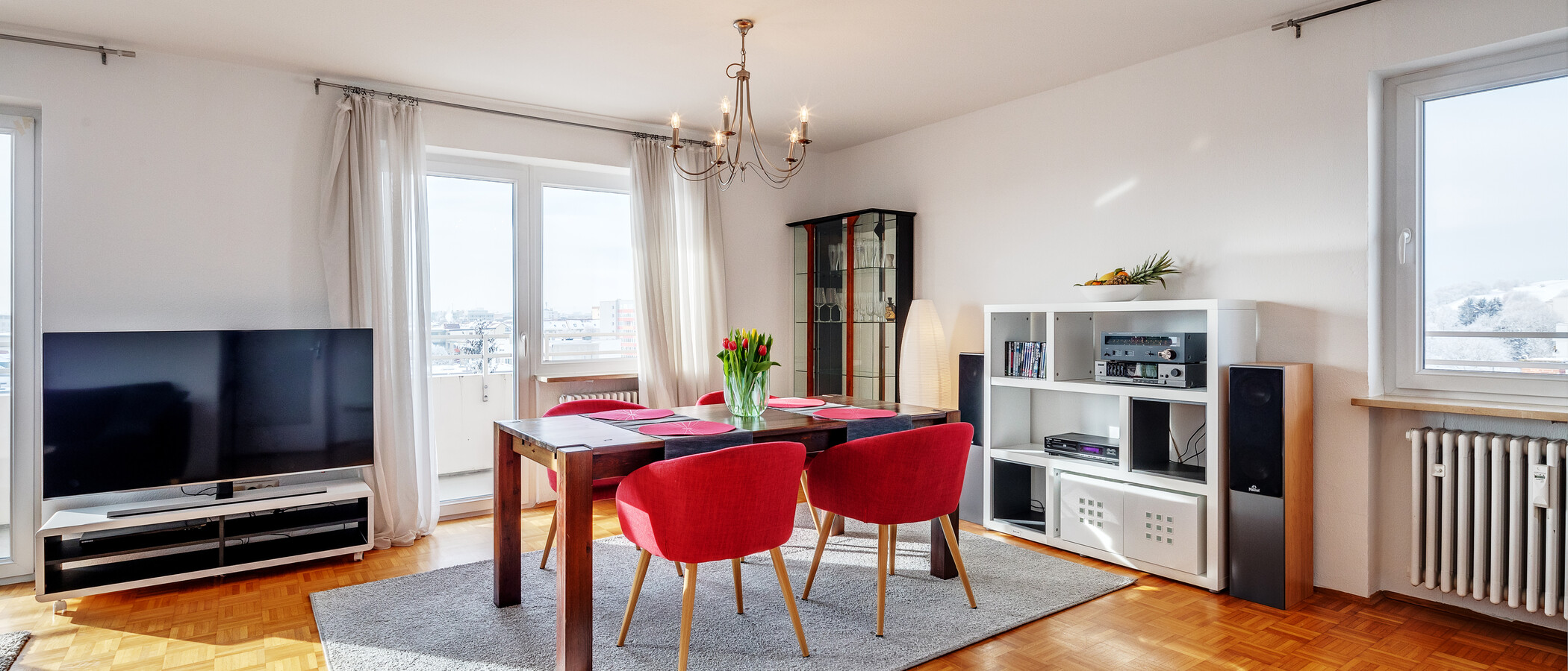 appartement München Schwabing-Georgenschwaige 02 pièce à vivre 1443