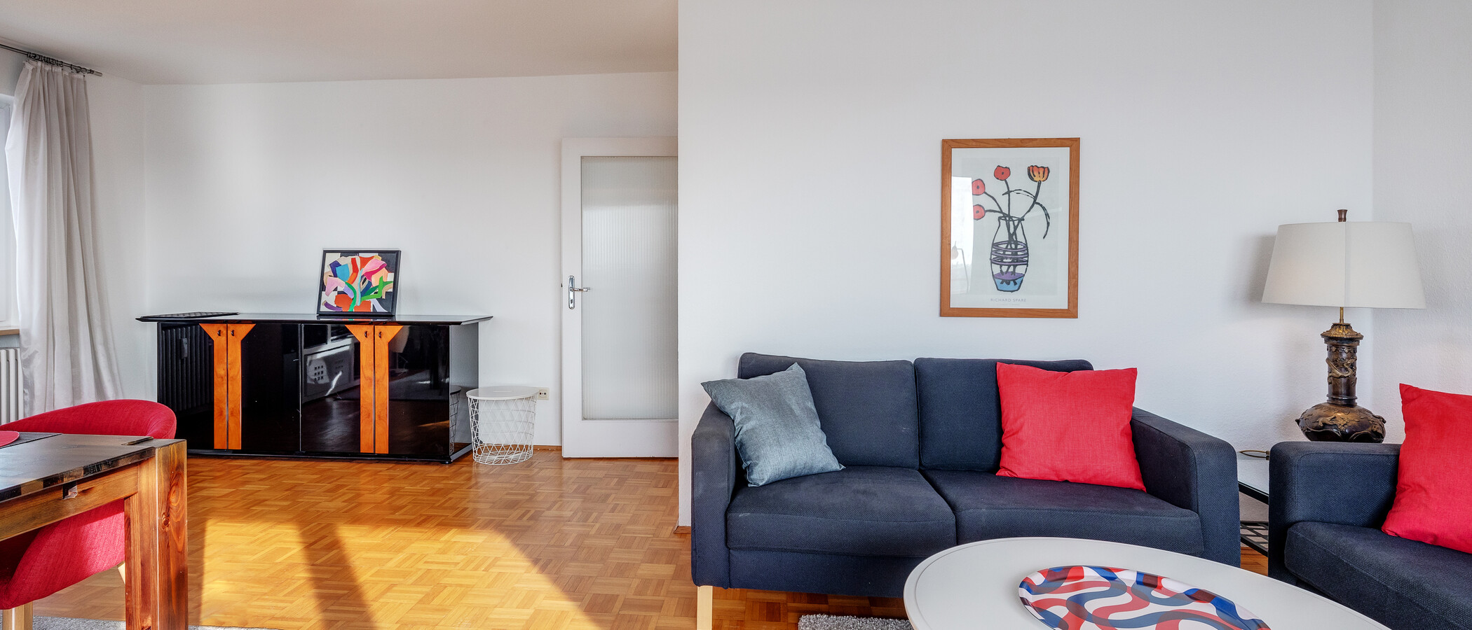 appartement München Schwabing-Georgenschwaige 04 pièce à vivre 1443