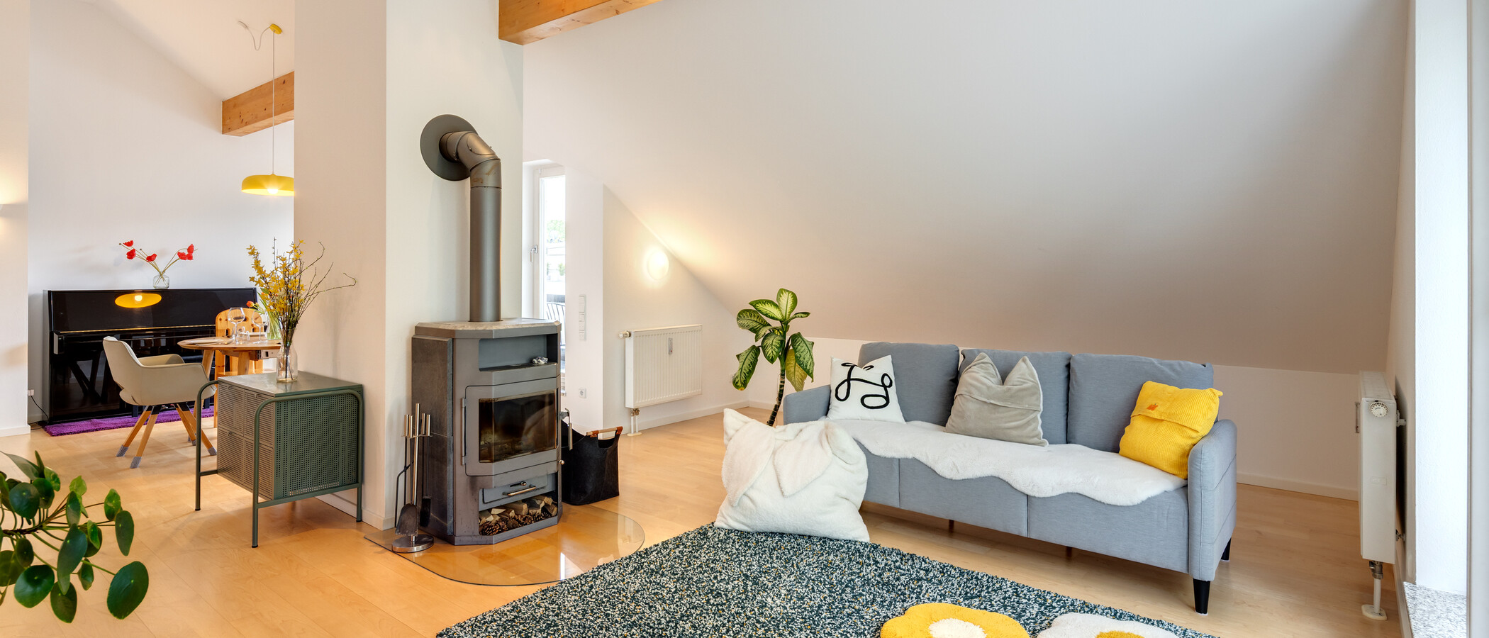 appartement sous les toits München Waldperlach 01 pièce à vivre 14432