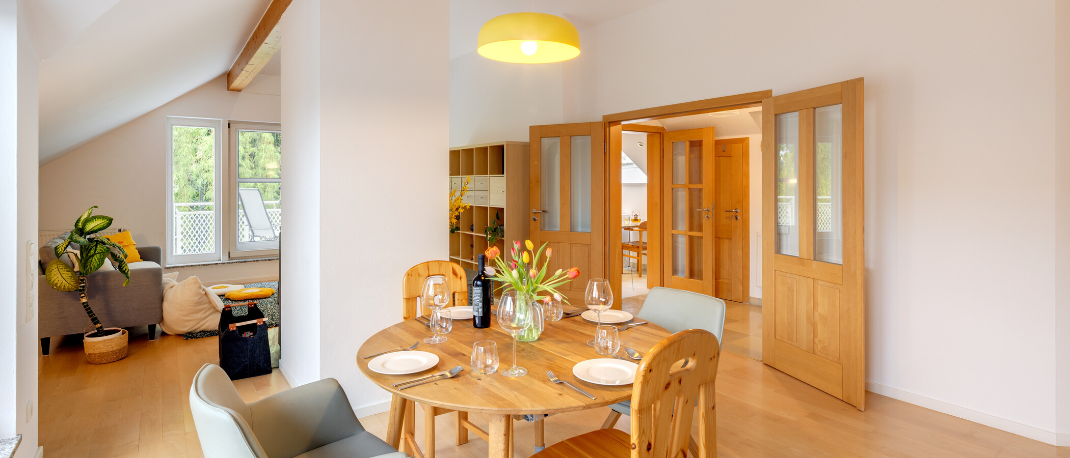 appartement sous les toits München Waldperlach 06 pièce à vivre 14432