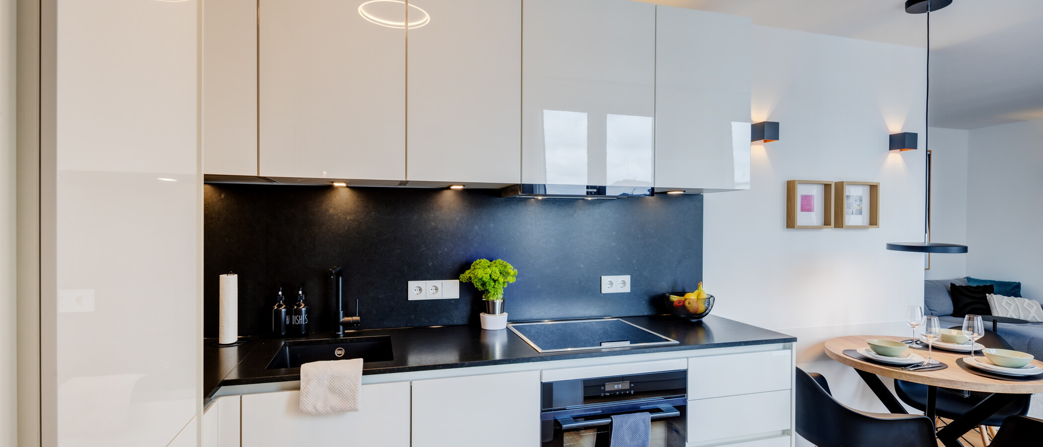 appartement avec terrasse sur le toit München Sendling-Westpark 01 cuisine 14433