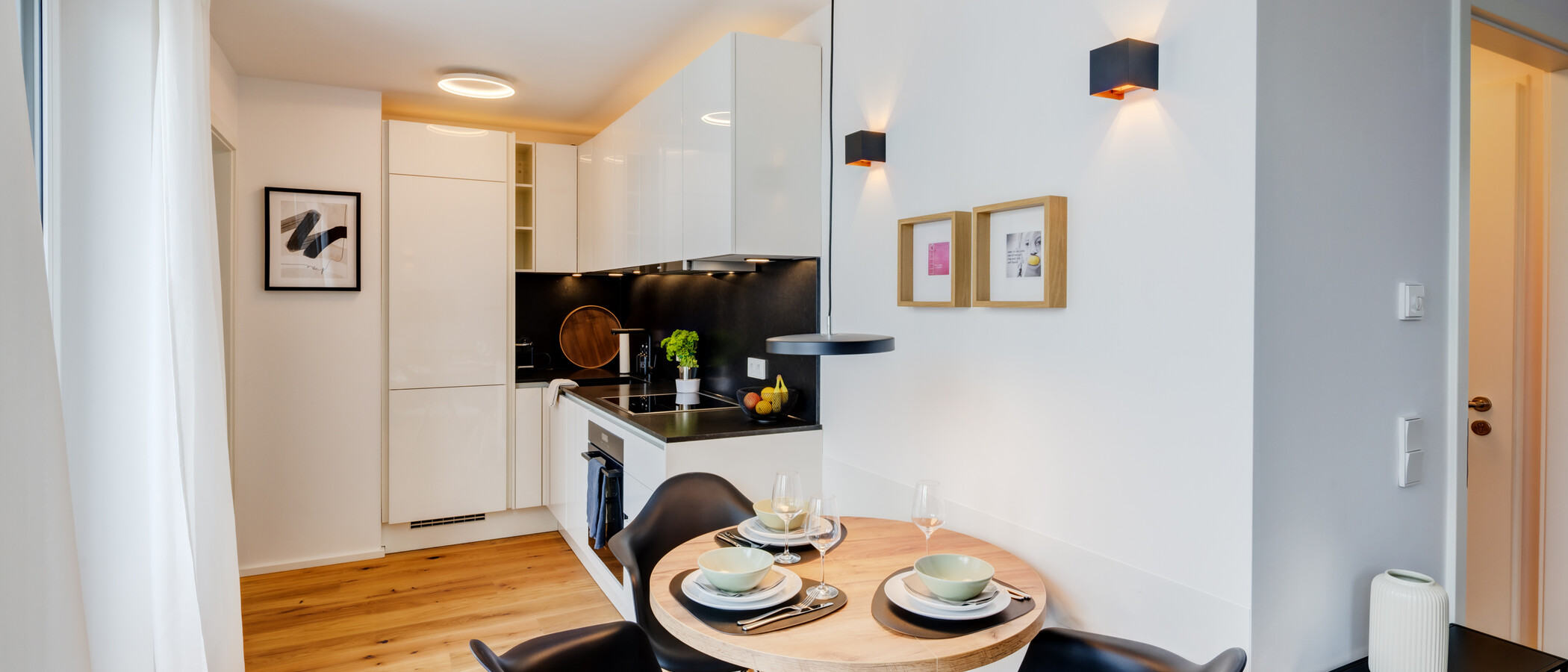 appartement avec terrasse sur le toit München Sendling-Westpark 02 cuisine 14433