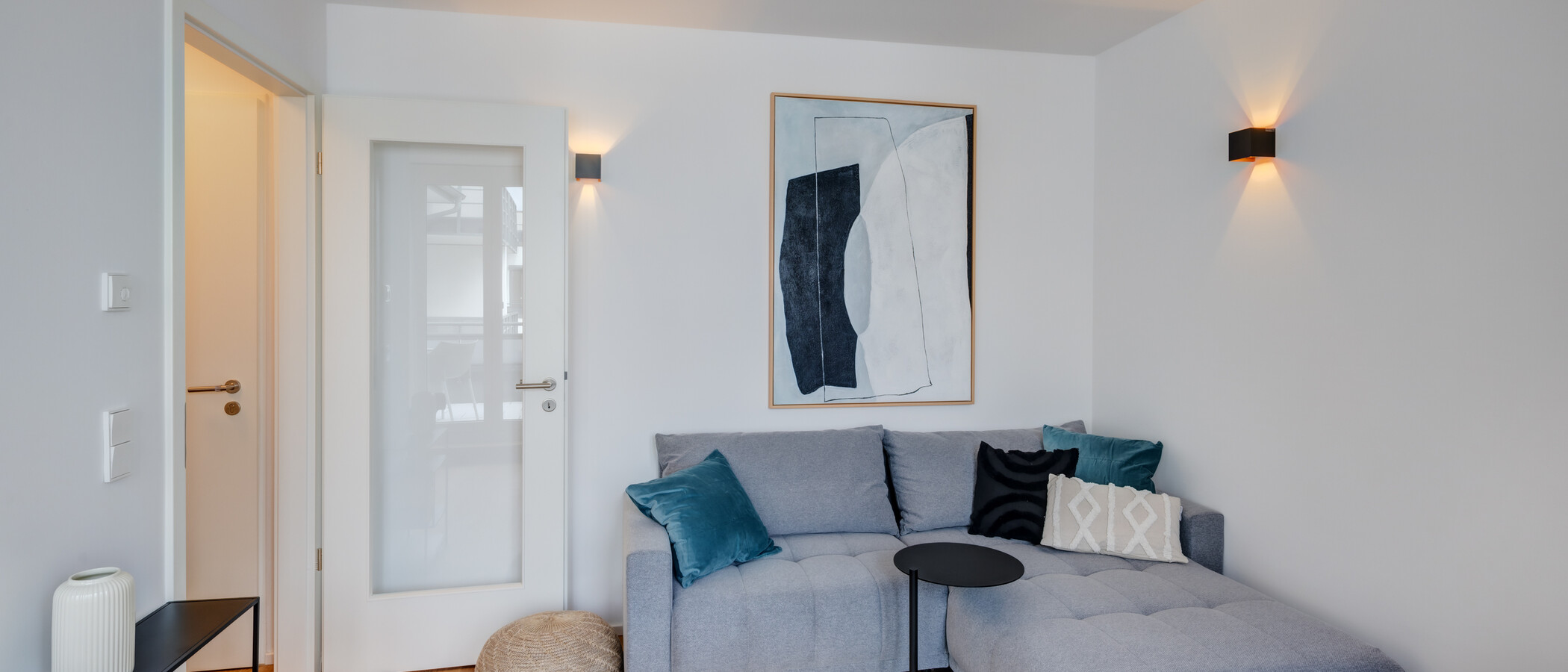 appartement avec terrasse sur le toit München Sendling-Westpark 05 pièce à vivre 14433