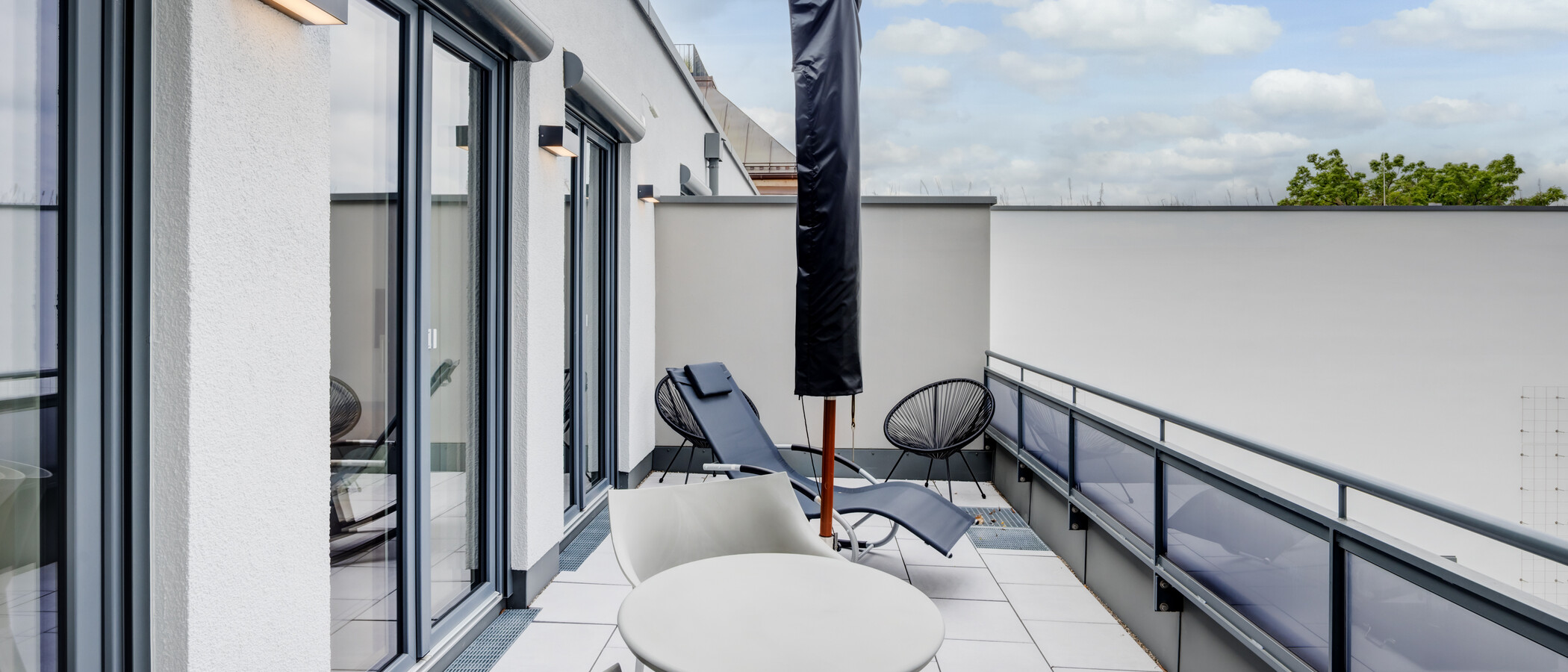appartement avec terrasse sur le toit München Sendling-Westpark 01 terrasse sur le toit 14433