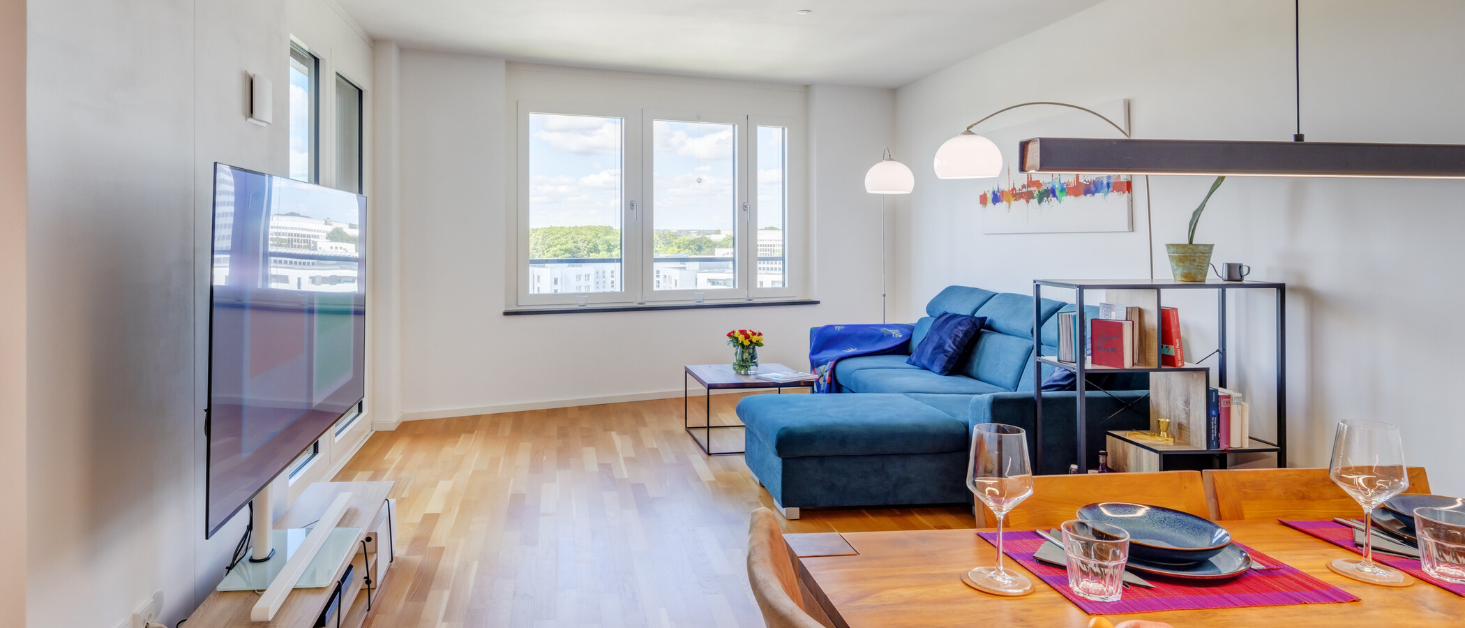 appartement München Obersendling 02 pièce à vivre 14447