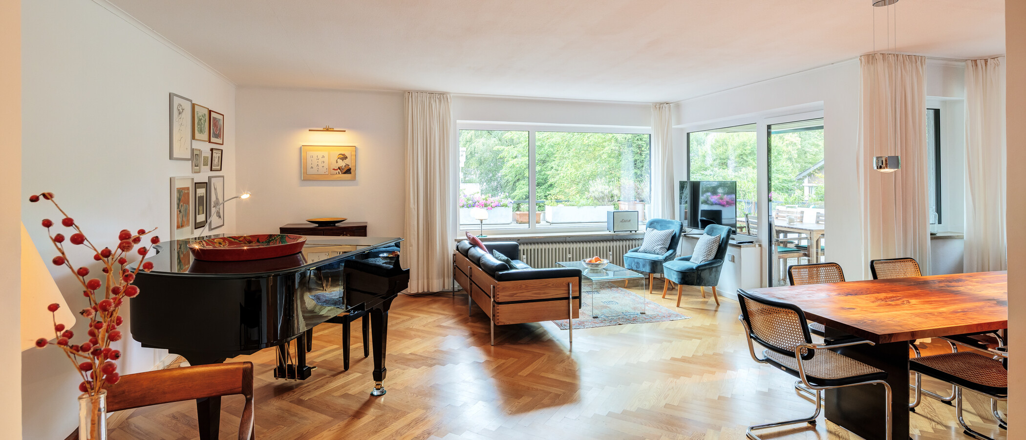 appartement München Menterschwaige 01 pièce à vivre 14458