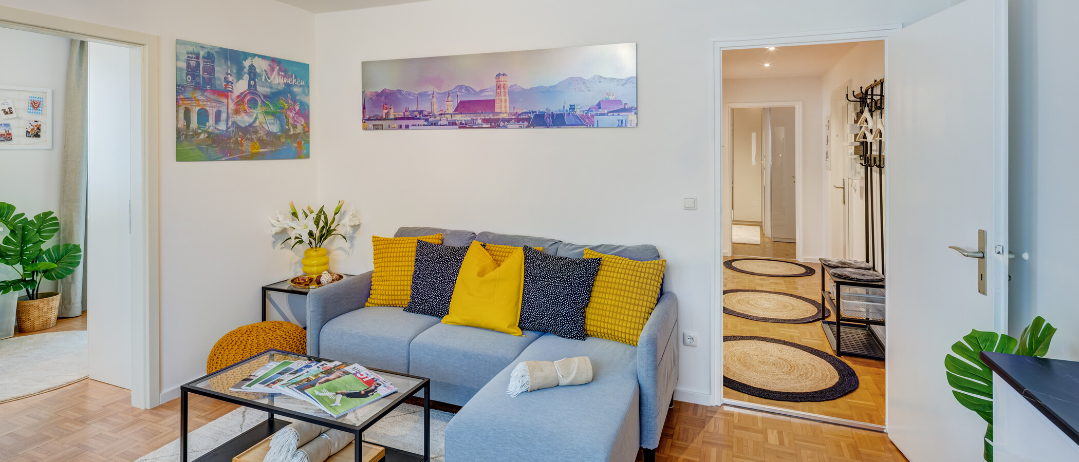 appartement München Lehel 04 pièce à vivre 14463