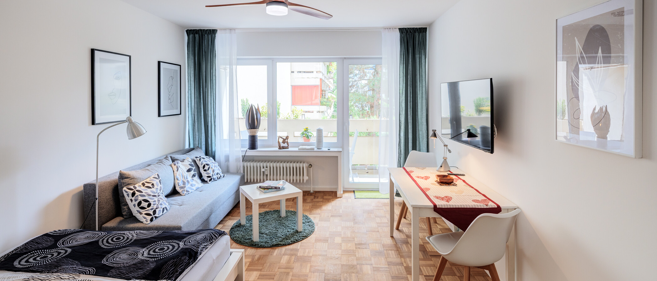 appartement München Pasing 01 pièce à vivre 14466