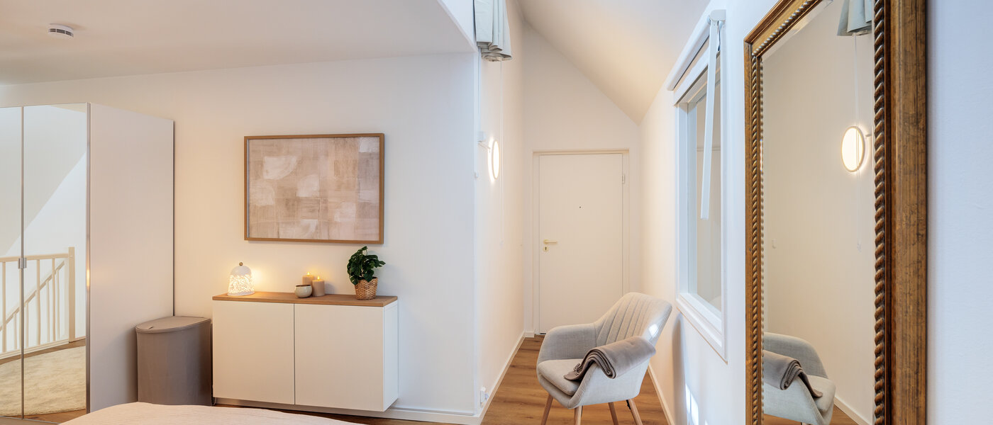 appartement style maisonnette avec mezzanine München Obersendling 04 chambre 14471