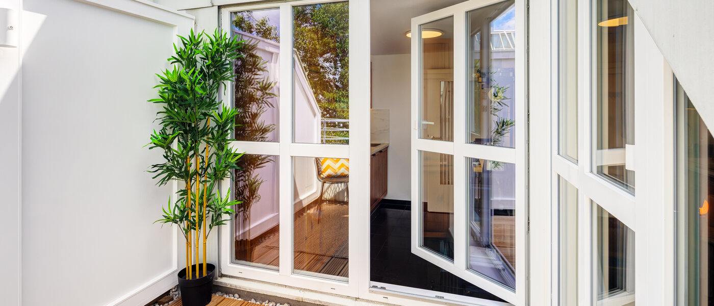 appartement style maisonnette avec mezzanine München Obersendling 03 terrasse sur le toit 14471