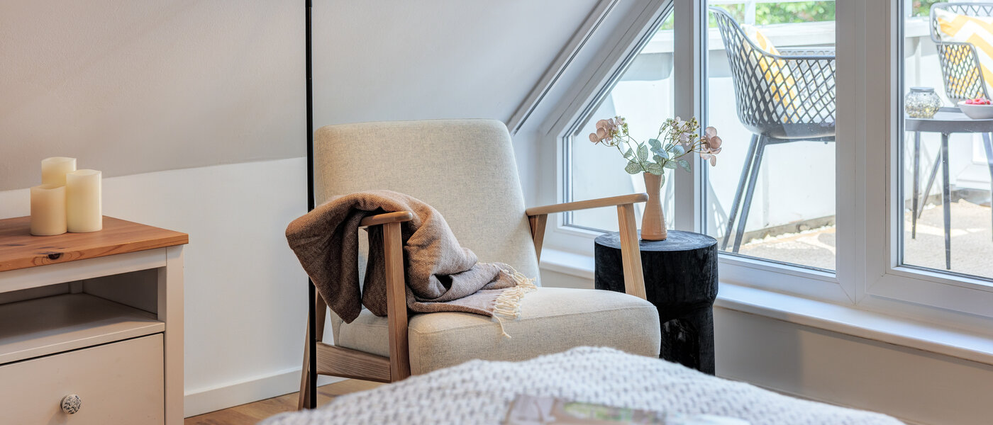 appartement style maisonnette avec mezzanine München Obersendling 03 1ère chambre 14471