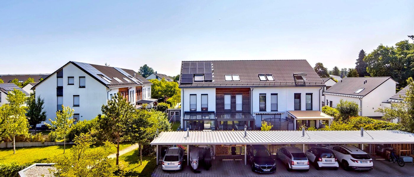 dernière maison de la rangée de maisons mitoyennes Karlsfeld 02 vue 14478