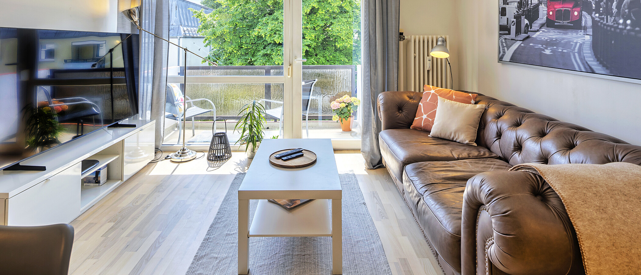 appartement München Harlaching 03 pièce à vivre 14483