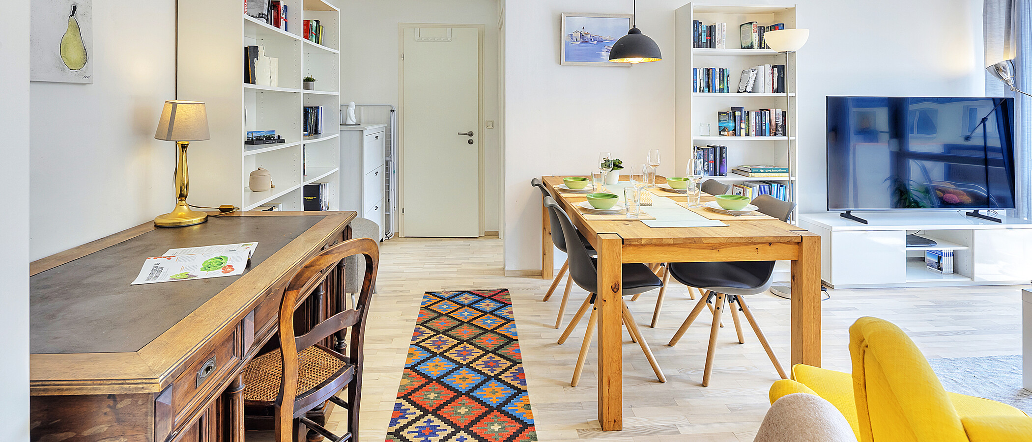 appartement München Harlaching 05 pièce à vivre 14483