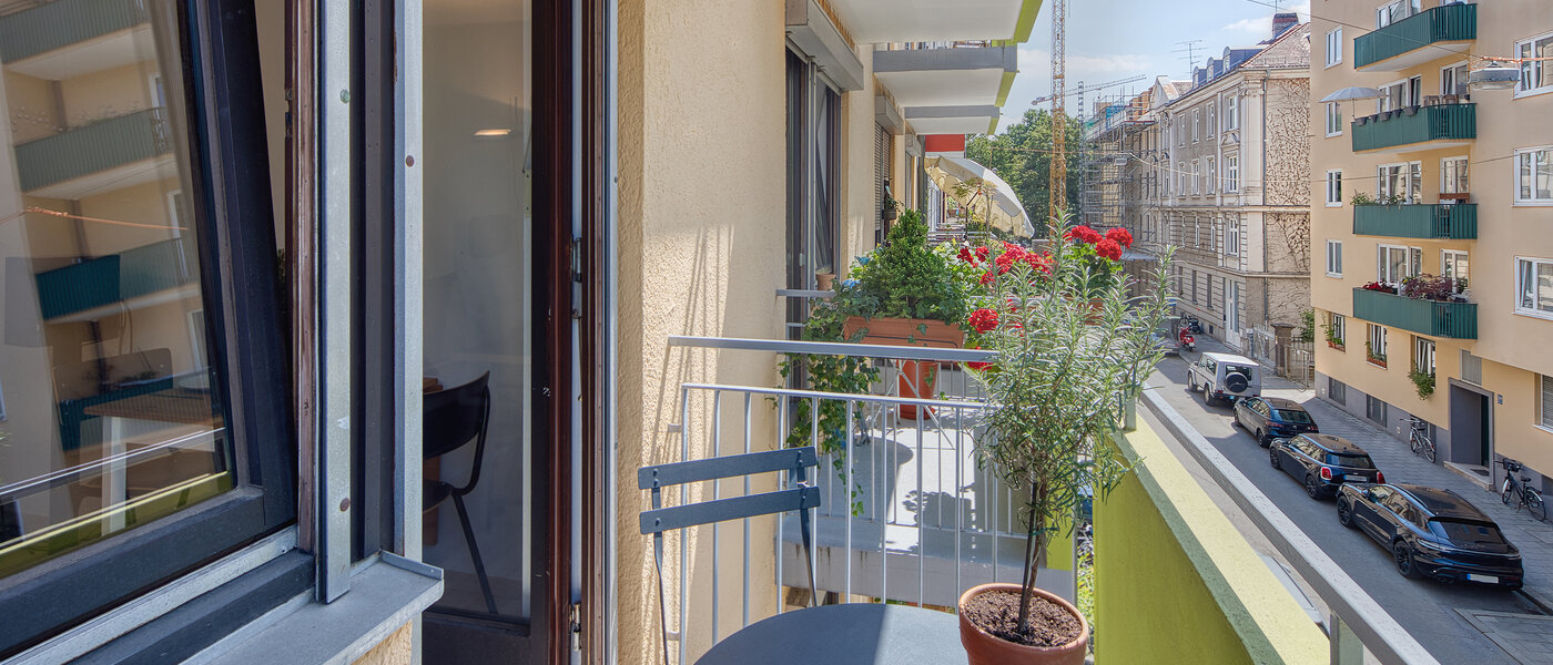 appartement München Lehel 02 balcon 14488