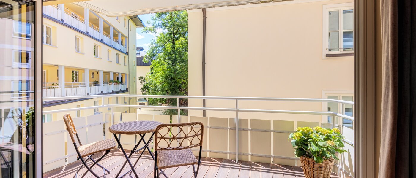 appartement München Maxvorstadt - Universitätsviertel 01 balcon 14491