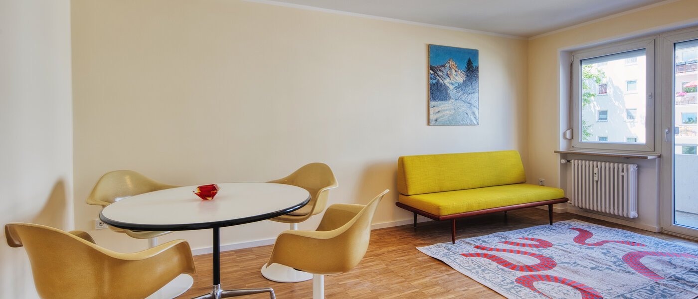 appartement München Schwabing 01 pièce à vivre 14493