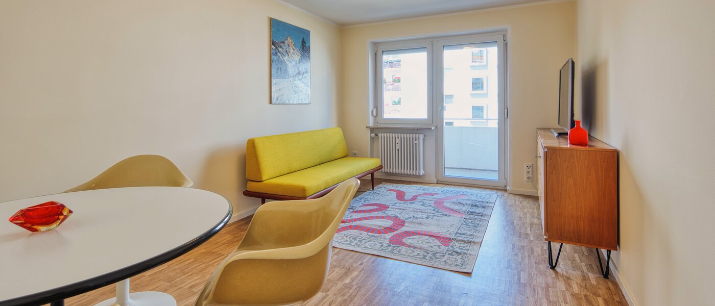 appartement München Schwabing 02 pièce à vivre 14493