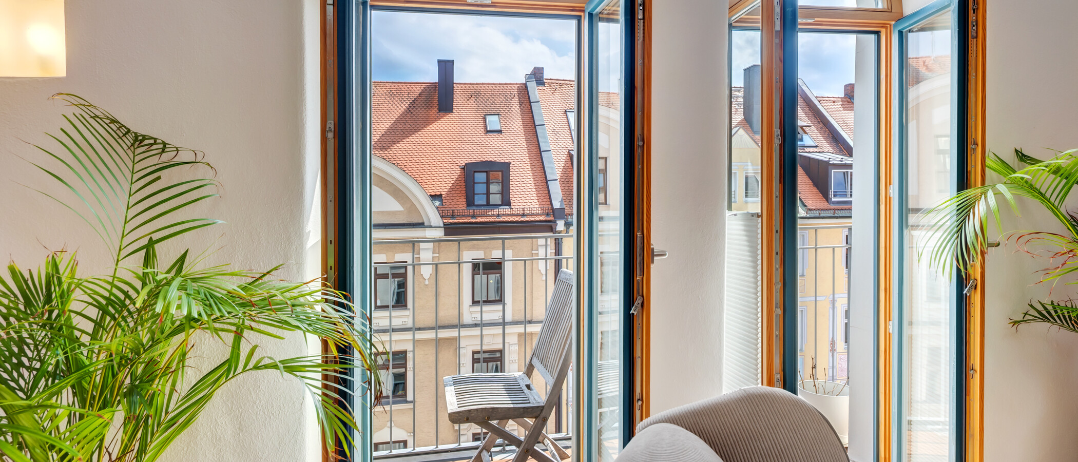 appartement sous les toits München Dreimühlenviertel 01 balcon 14505