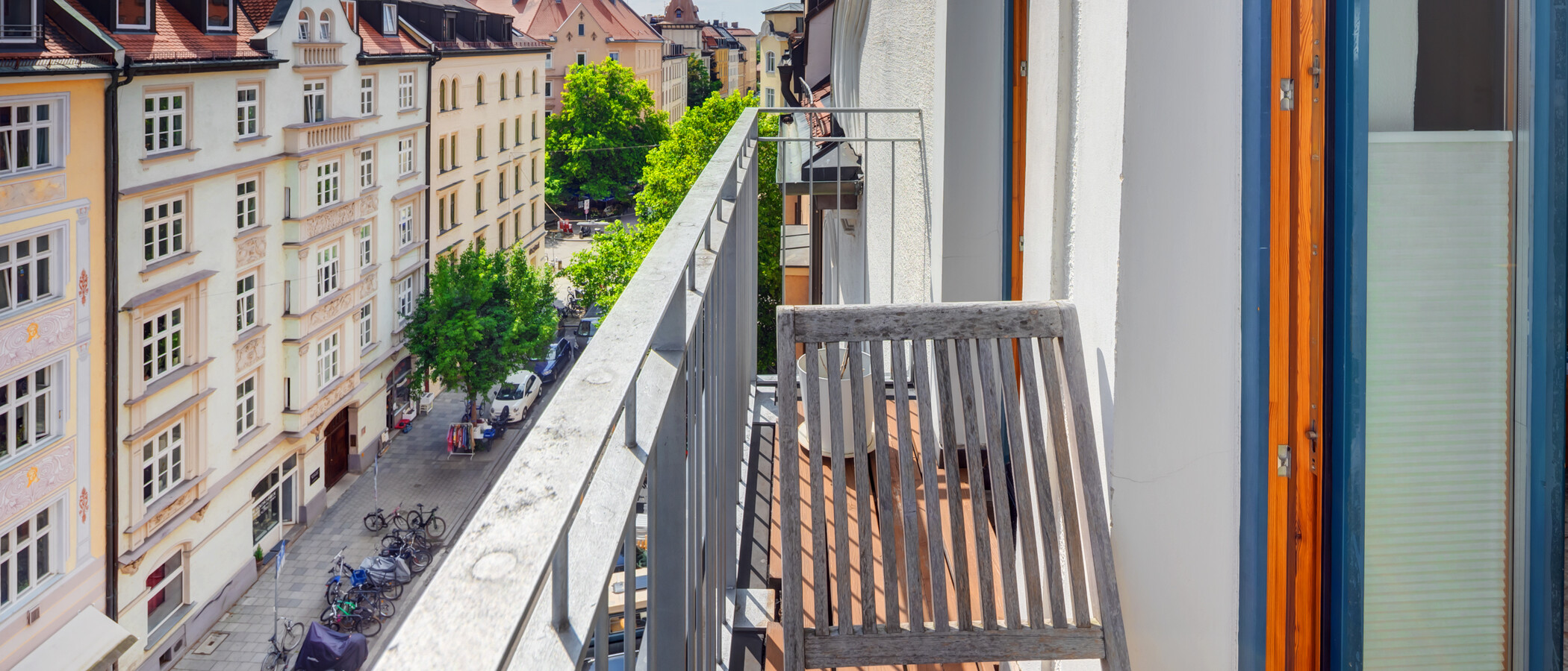 appartement sous les toits München Dreimühlenviertel 03 balcon 14505