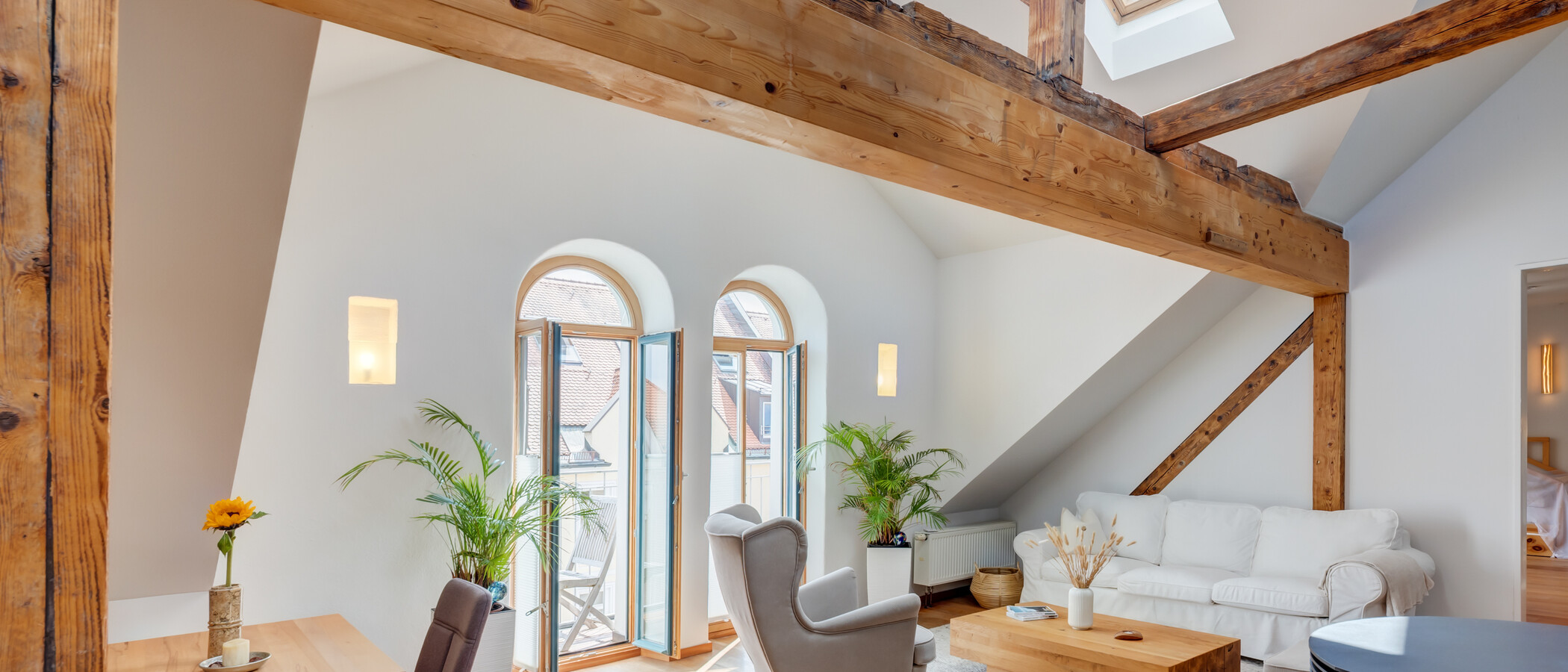 appartement sous les toits München Dreimühlenviertel 02 pièce à vivre 14505