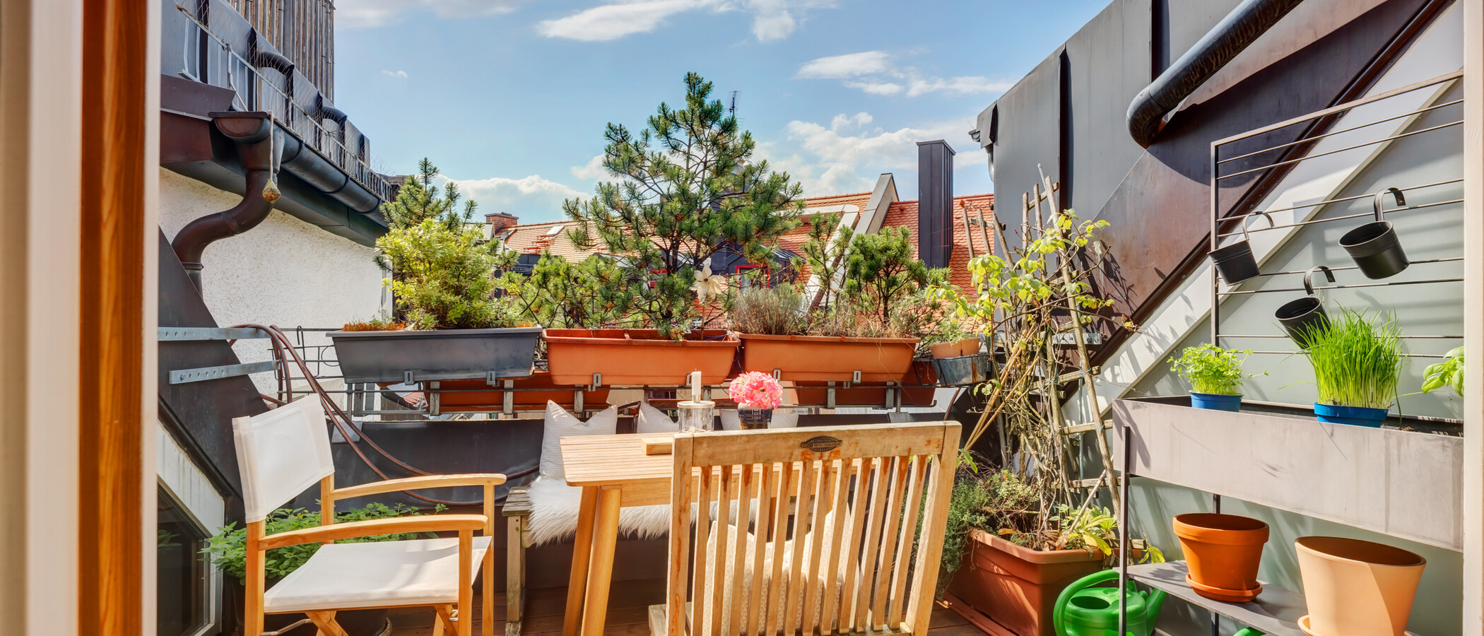 appartement sous les toits München Dreimühlenviertel 01 terrasse sur le toit 14505