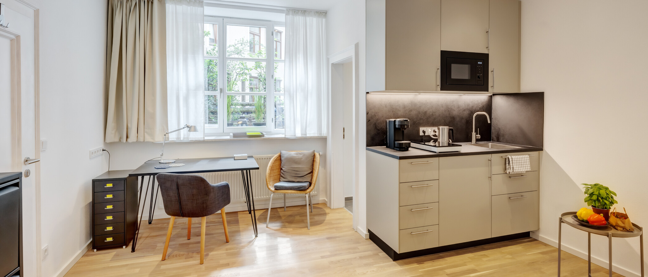 studio München Haidhausen 01 pièce à vivre 14515