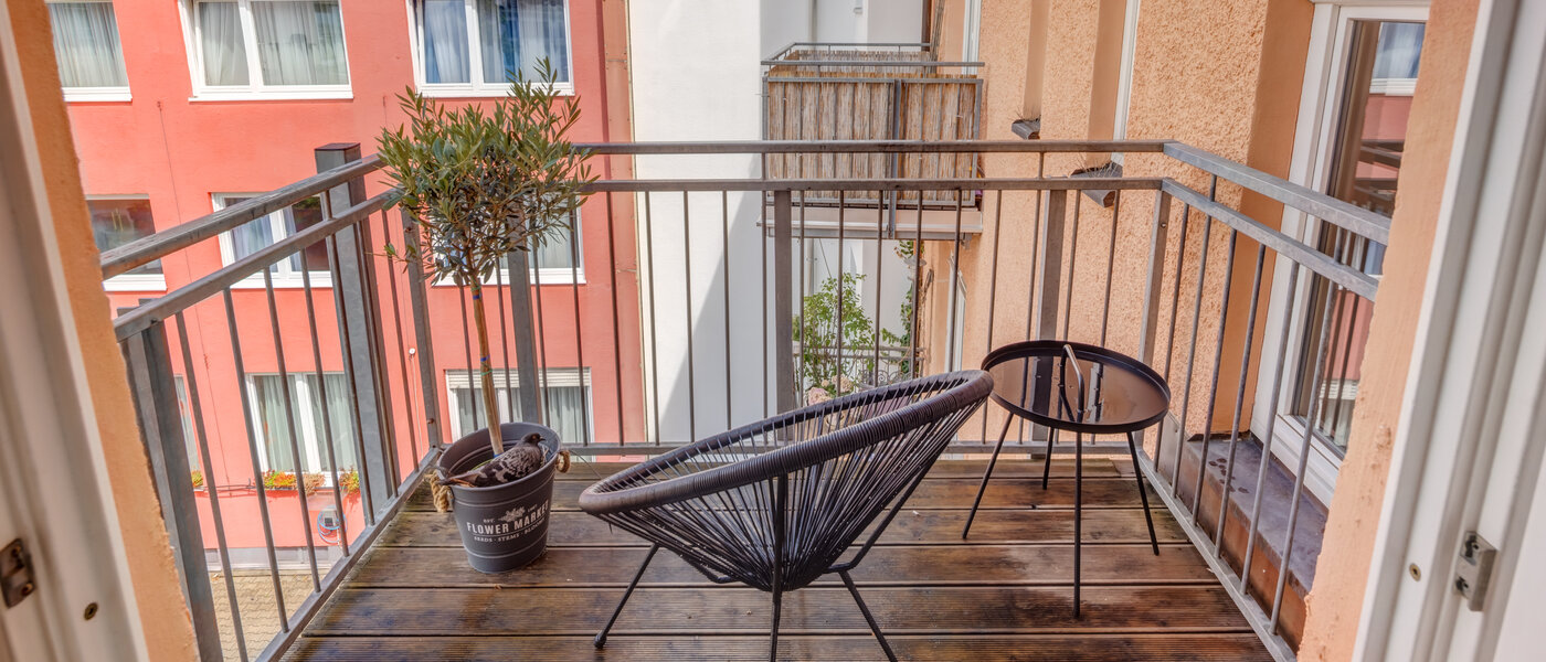 appartement München Schwanthalerhöhe 01 balcon 14516