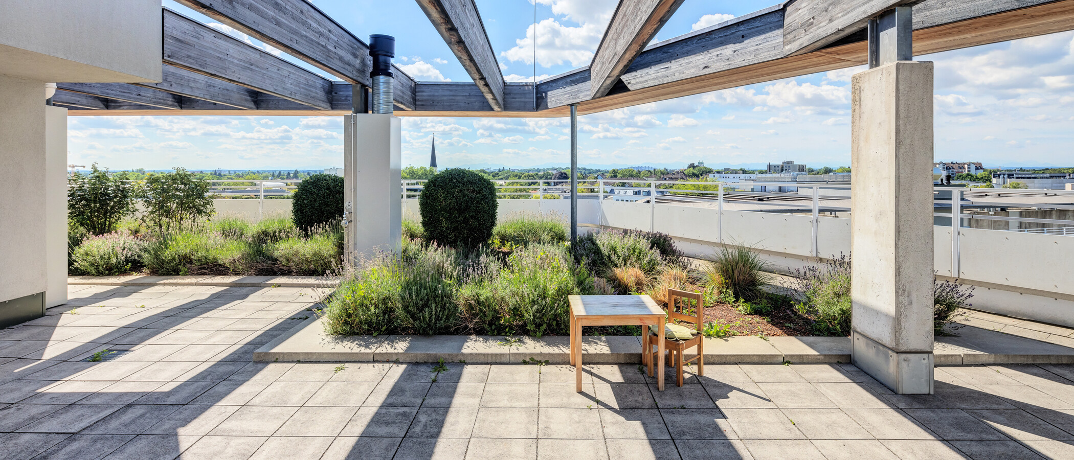 appartement München Berg am Laim 01 terrasse commune  14522