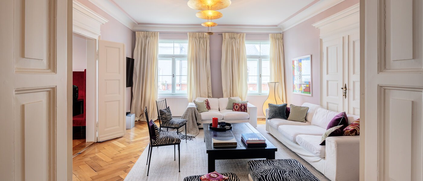 appartement München Neuhausen 01 salle de séjour 14528