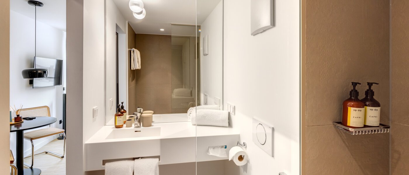 studio München Schwabing-West (rund um den Hohenzollernplatz) 01 salle de bain 14544