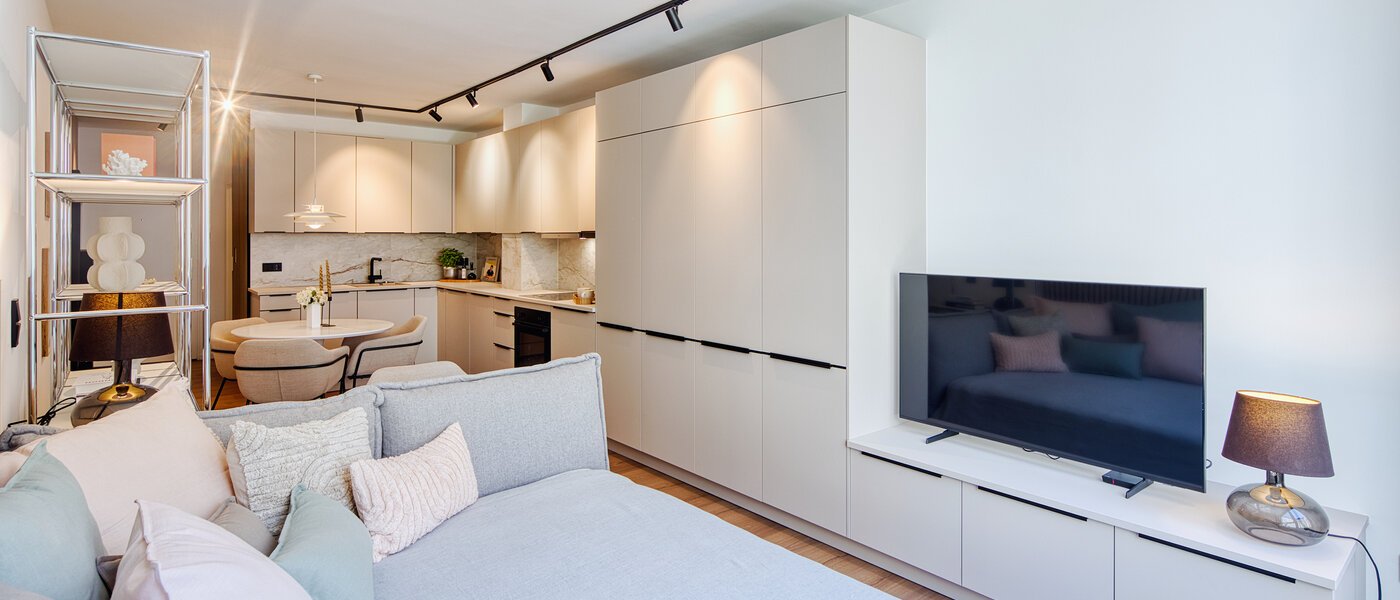 appartement München Schwabing-West 03 pièce à vivre 14552