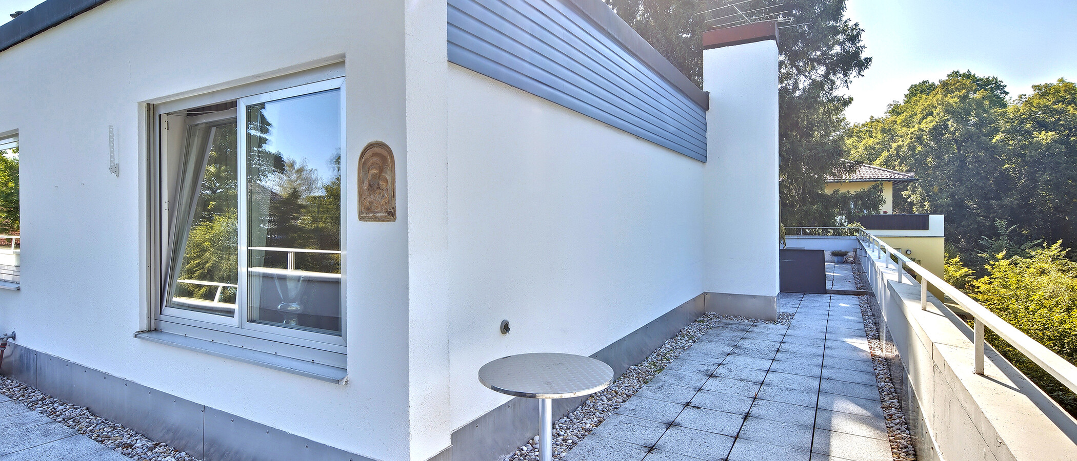 mansardé München Nymphenburg 06 terrasse sur le toit 14553