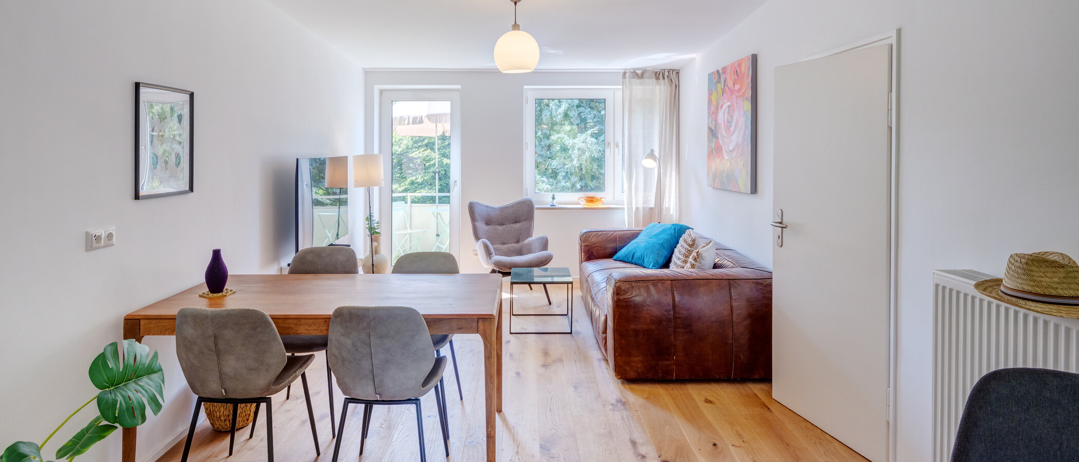 appartement München Parkstadt Bogenhausen 01 pièce à vivre 14554