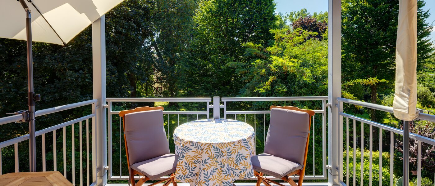 appartement style maisonnette avec mezzanine München Ramersdorf 02 balcon 14556