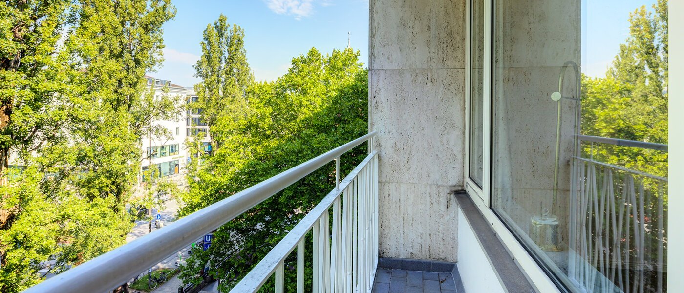 appartement München Schwabing (rechts der Leopoldstraße) 01 2e balcon 14569