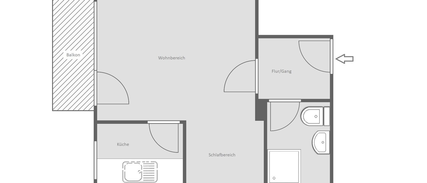 appartement München Sendling-Westpark 01 plan d'étage 14571
