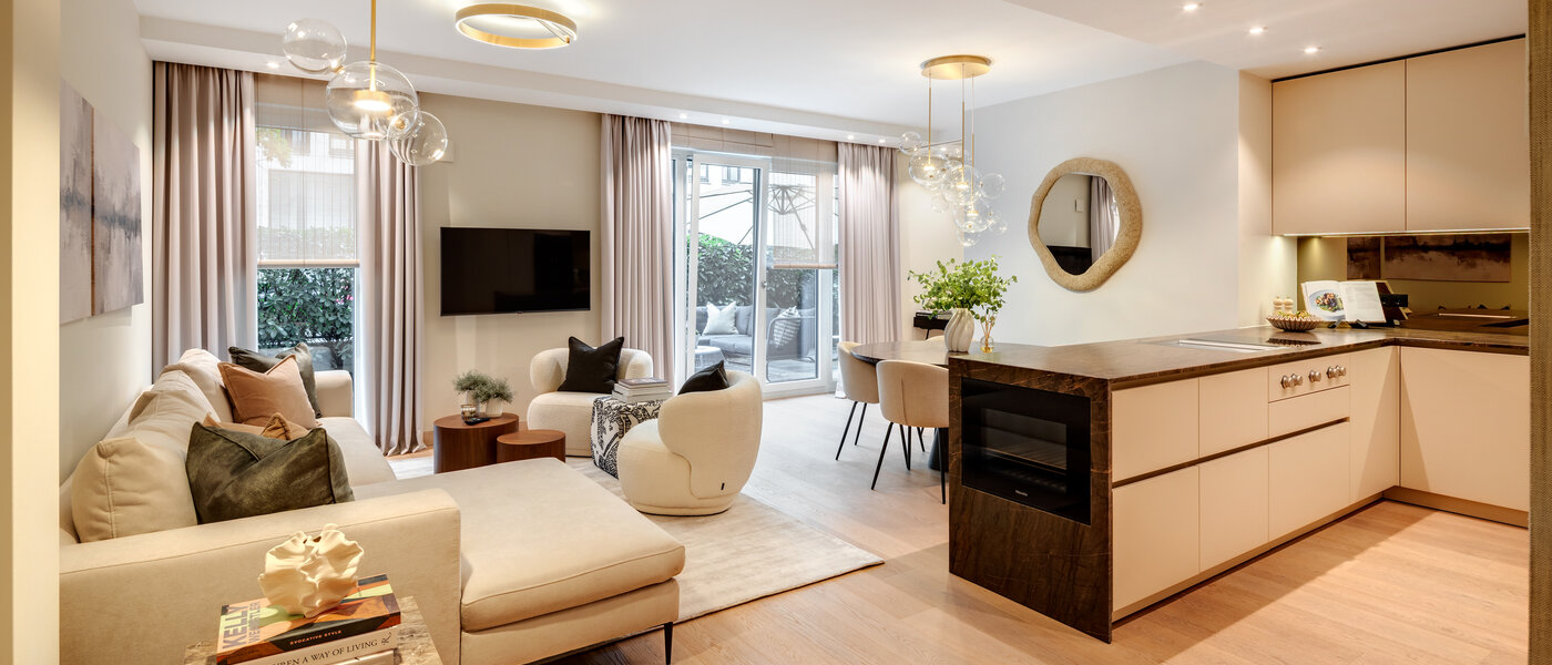 appartement München Maxvorstadt - Museumsviertel 01 pièce à vivre 14574