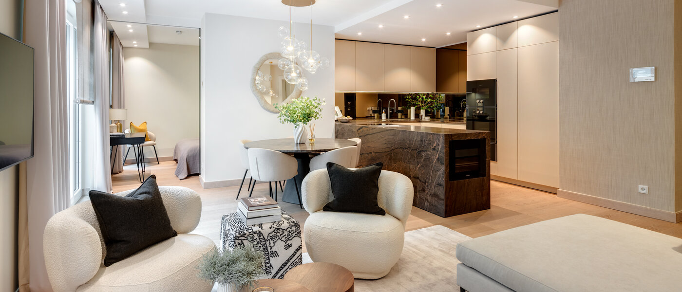 appartement München Maxvorstadt - Museumsviertel 03 pièce à vivre 14574