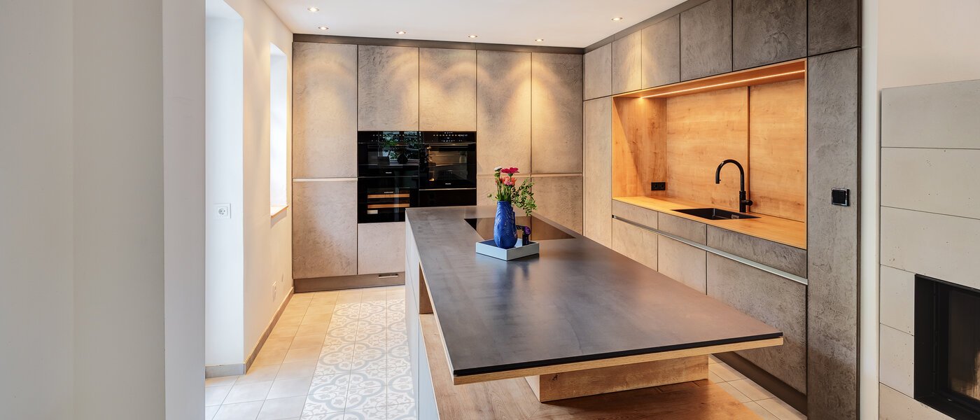 maison individuelle München Obermenzing 01 cuisine 14582